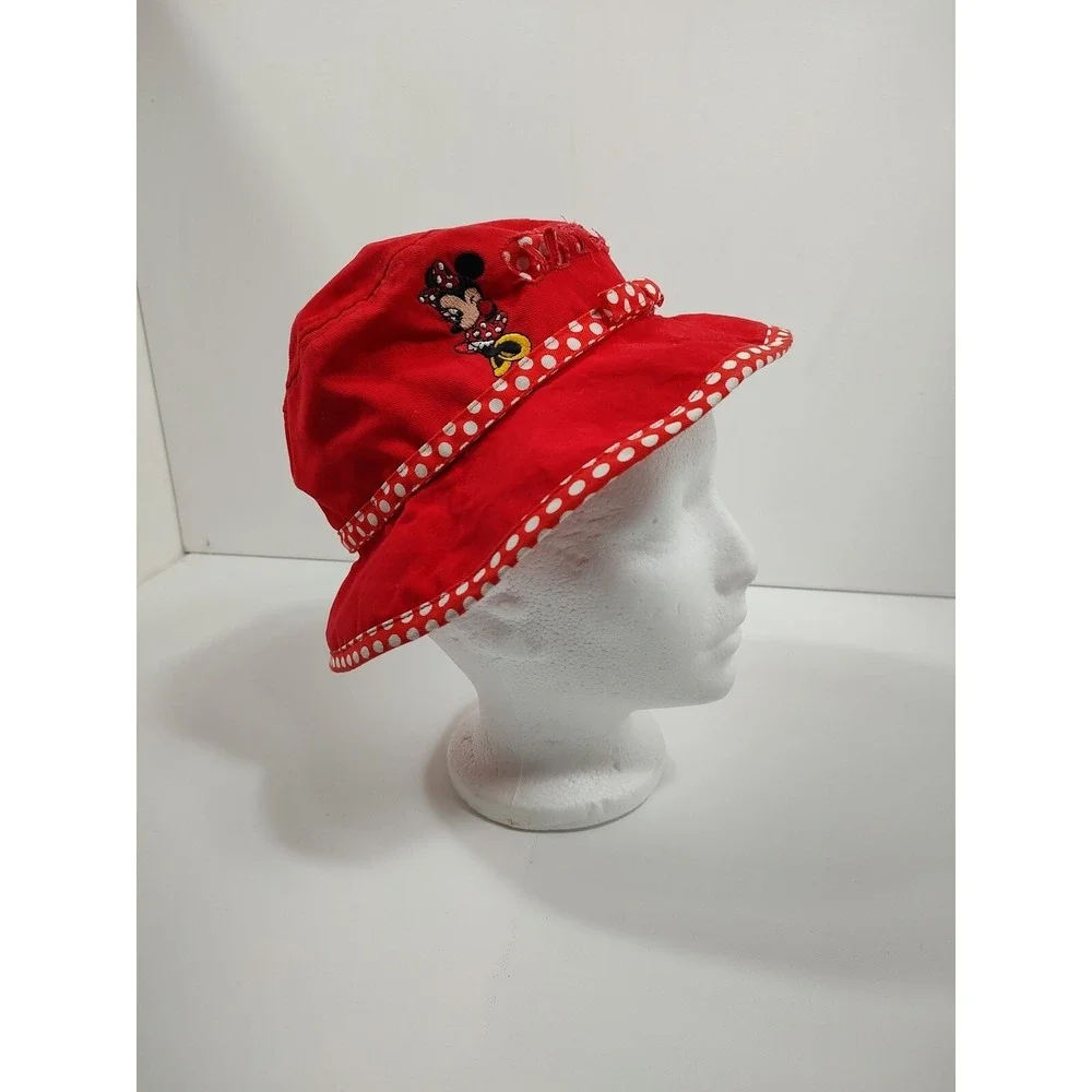 Disney Parks Minnie Mouse Child Polka Dot Bucket Hat‎